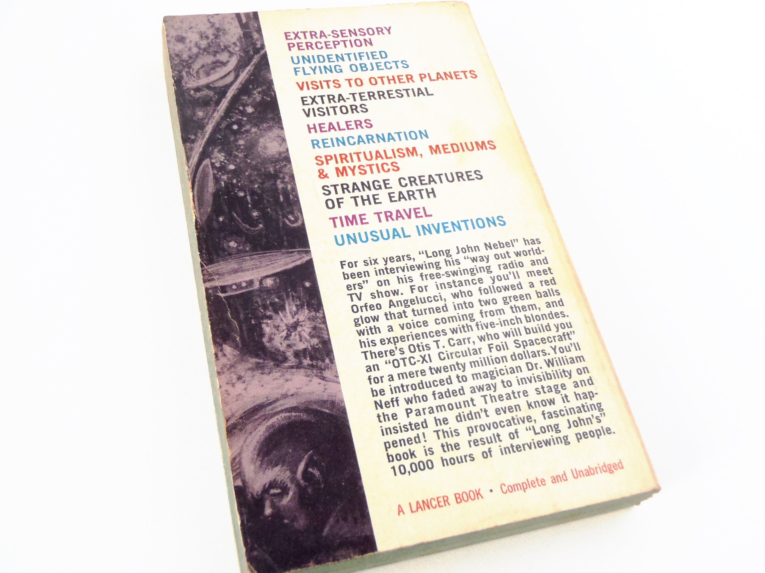 WAY OUT WORLD by Long John Nebel—1950s-70s Trail Blazing