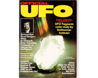 OFFICIAL UFO Magazine March 1977 Original Vintage News Stand Flying Saucer Publication. Aliens, Forteana! Strangeness! Travis Walton Article