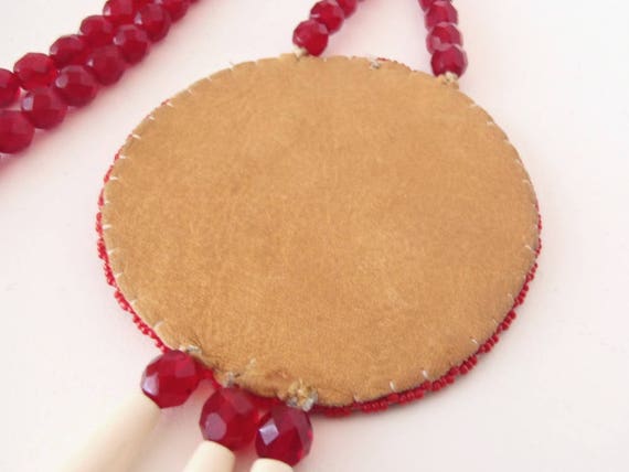 Native American Beaded Rosette Eagle Vintage Coll… - image 5