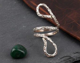 925 sterlingzilveren artritis ring spalk knokkel ring duim ring vrouwen ring zilveren ring voor vrouwen eenvoudige midi ring 18 kt gouden ring