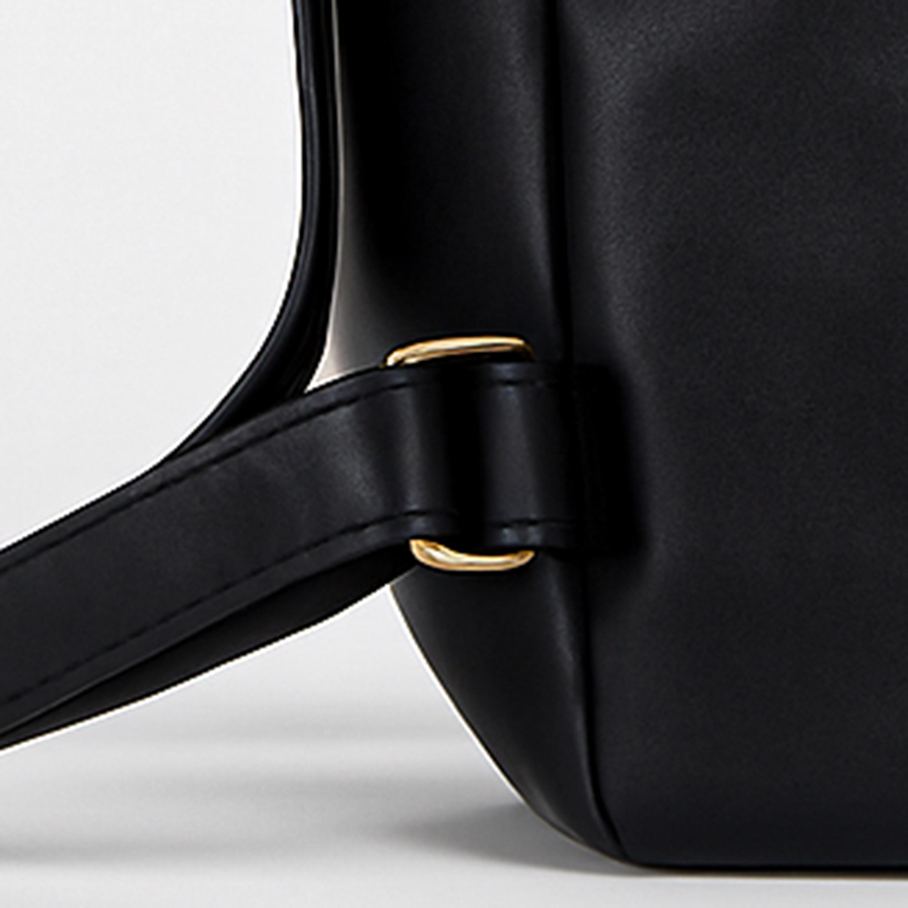 Minimalist Black Leather Backpack – Sleek Everyday Carry - Etsy