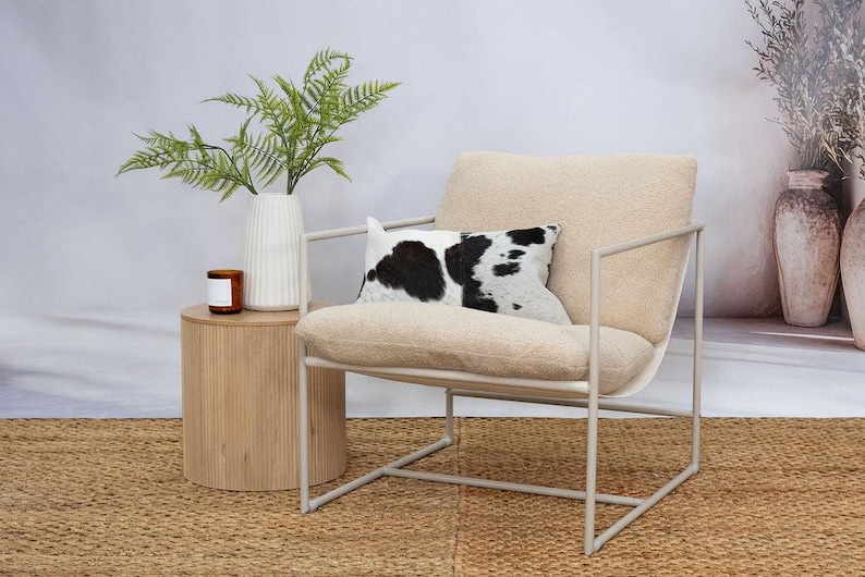 Luxury Black & White Cowhide Cushion – Rectangle Pillow Cover (Handcrafted) image 7