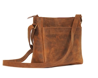 Limited Edition Leather Crossbody Tote Bag