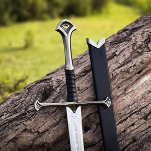 Faithkeeper - Espada de los Caballeros Templarios hecha a mano con vaina / Réplica medieval de espada coleccionable imagen 5