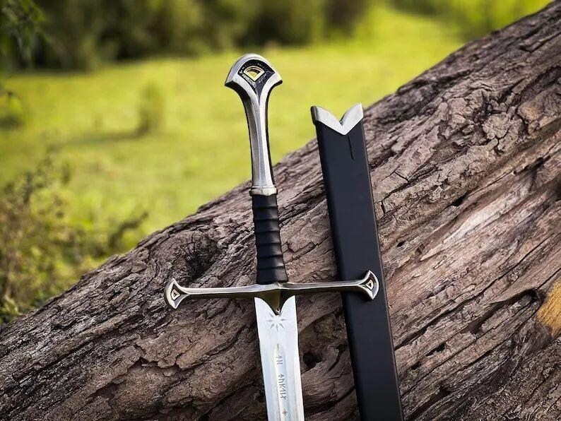 Faithkeeper - Espada de los Caballeros Templarios hecha a mano con vaina / Réplica medieval de espada coleccionable imagen 5