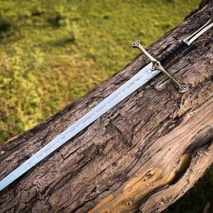Faithkeeper - Espada de los Caballeros Templarios hecha a mano con vaina / Réplica medieval de espada coleccionable imagen 6