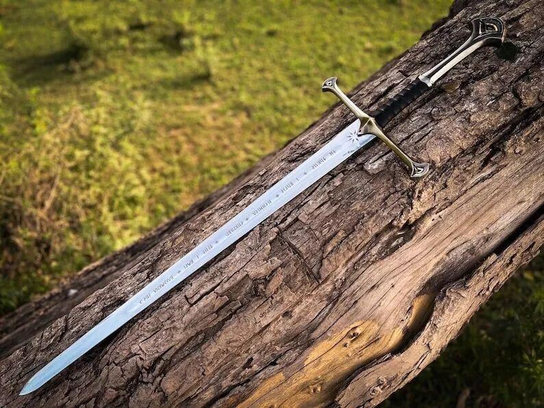 Faithkeeper - Espada de los Caballeros Templarios hecha a mano con vaina / Réplica medieval de espada coleccionable imagen 6