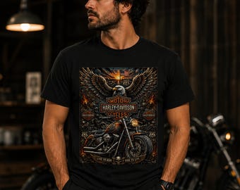 Harley-Davidson Route 66 3D-Mosaik Motorrad