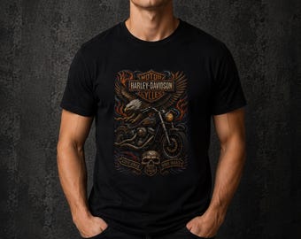 Harley Davidson 3D Mosaik Adler Rider