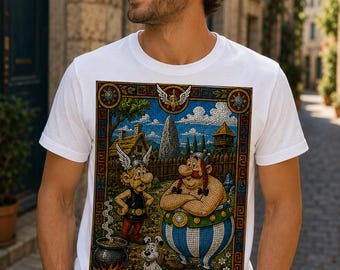 Asterix und Obelix – Das Mosaik des ewigen Gallischen Dorf-T-shirts