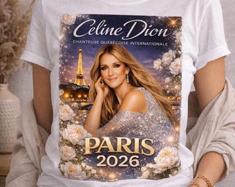 La Diva Internationale Celine Dion– Live à Paris T SHIRT M & W