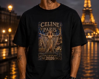 CELINE – Le Retour à Paris 2026 | Edition T-Shirt Premium 3D Mikro-Mosaik