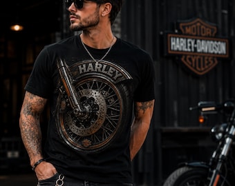 Edycja mozaiki przedniego koła Harley | Roue Avant Harley 3D Chrome Premium
