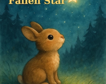 Multilingual Kids Story Book PDF | Bunny and the Fallen Star | English, Spanish, French, German, Italian | Illustrated + Coloring Pages