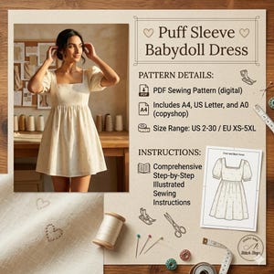 empire waist babydoll dress pattern Babydoll dress patterns : r/sewing