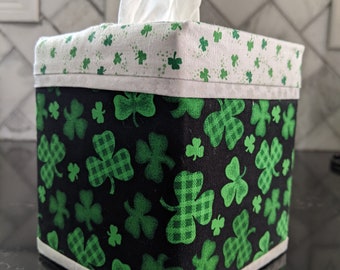 St. Patricks Day Tissue Box Cover - FREE SHIPPING