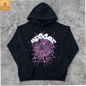 Sp5der hoodie black - Etsy 日本