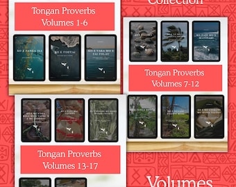 Vol 1-17: The Complete Tongan Proverbs Collection