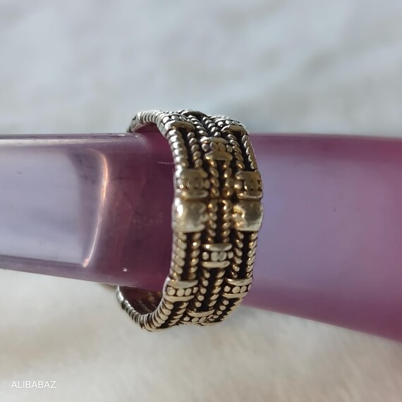 Natural Star Ruby Silver Ring | Handmade Statemen… - image 6