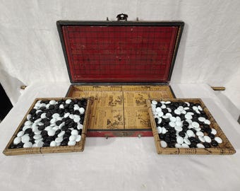 38 Cm Exquisite Teakwood Japanese Go Weiqi Igo Junior Board Game 8