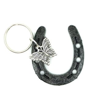 Handmade Horseshoe Keychain: Lucky Western Charm