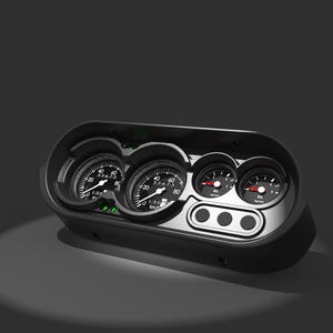 Ford Escort MK1 Instrument Cluster - Binnacle - Custom Fit, Precision SLA Printed, RHD