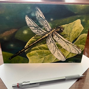 Dragonfly Painting Greeting Card