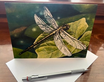 Dragonfly Painting Greeting Card