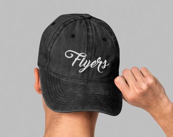 ヴィンテージ フィラデルフィア・フライヤーズ ハット、レトロな NHL キャップ、90 年代アイスホッケーチームグッズ、スポーツギフト