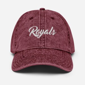 Vintage Kansas City Royals Hat, Retro Baseball Cap, 90s MLB Team Gear, Sports Gift