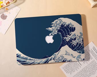 Blue Waves Simple Macbook Case for 2025 M5 Pro 14 A3434,Macbook Air 15/13/11",Macbook Pro 13/14/15/16 M1 M2 M3 2024 2023 2022 Laptop Cover