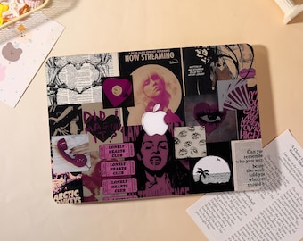 Retro Collage Macbook Case for 2025 M5 Pro 14 A3434,Macbook Air 15/13/11",Macbook Pro 13/14/15/16 M1 M2 M3 2024 2023 2022 Laptop Cover,Gift