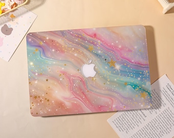 Dreamy Galaxy Macbook Case for 2025 M5 Pro 14 A3434,Macbook Air 15/13/11",Macbook Pro 13/14/15/16 M1 M2 M3 2024 2023 2022 Laptop Cover