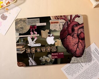 Vintage Collage Macbook Case for 2025 M5 Pro 14 A3434,Macbook Air 15/13/11",Macbook Pro 13/14/15/16 M1 M2 M3 2024 2023 2022 Laptop Case