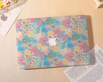 Colorful Floral Macbook Case for 2025 M5 Pro 14 A3434,Macbook Air 15/13/11",Macbook Pro 13/14/15/16 M1 M2 M3 2024 2023 2022 Laptop Case