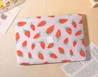 Strawberry Graffiti Macbook Case for 2025 M5 Pro 14 A3434,Macbook Air 15/13/11",Macbook Pro 13/14/15/16 M1 M2 M3 2024 2023 2022 Laptop Cover