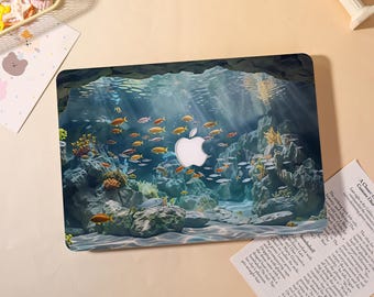 Underwater World Macbook Case for 2025 M5 Pro 14 A3434,Macbook Air 15/13/11",Macbook Pro 13/14/15/16 M1 M2 M3 2024 2023 2022 Laptop Cover