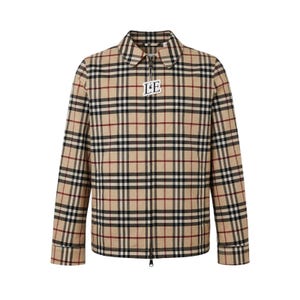 Womens Vintage  Burberry Nova Check Full Zip Lightweight Packable Jacket Size M