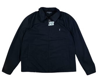 Vintage Yves Saint Laurent Brown Harrington Jacket Sun Faded