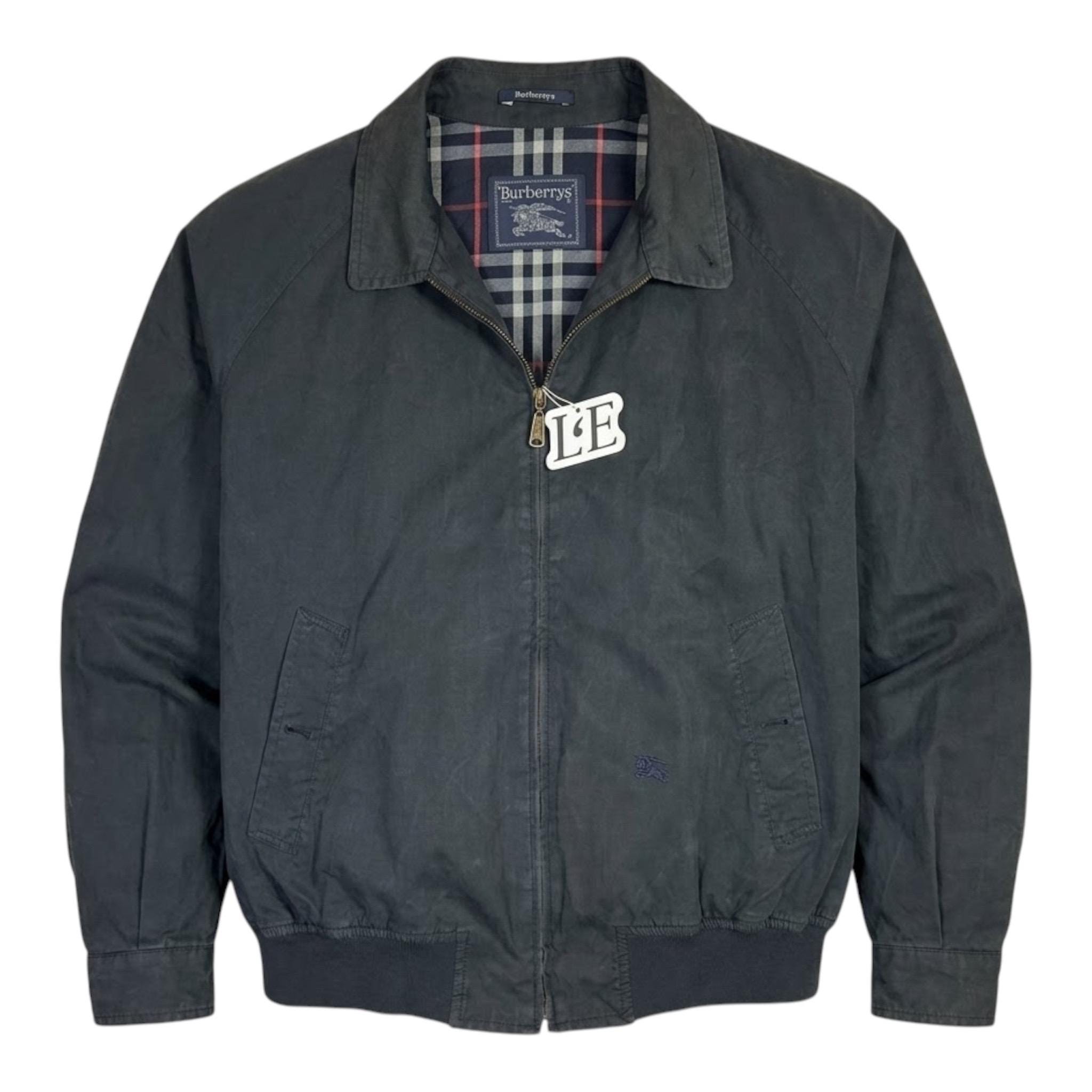 Vintage Burberry Harrington - Etsy