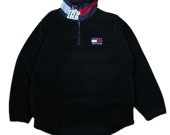 Tommy Hilfiger Mens 90s  Fleece Jacket Size L