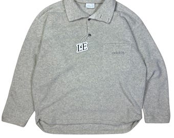 Men’s Vintage 90s Adidas Fleece Jacket  Size M-L
