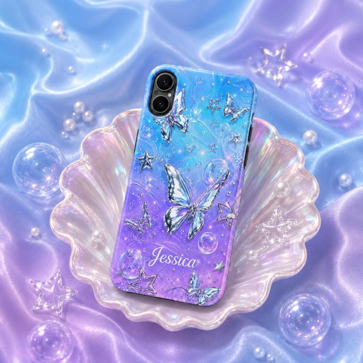 Blue Butterfly iPhone Case - Etsy