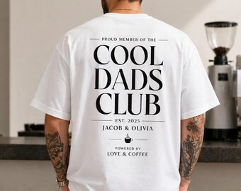 Custom Cool Dads Club Shirt, Fathers Day Shirt For Dad, Gift For Dad From Kids