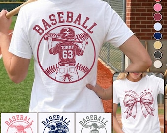 Niestandardowa nazwa i numer Baseball Mama Png, Cyfrowy plik Retro Base, Baseball Mom Png, Dziewczęcy Baseball Png, Rodzina Baseball Png