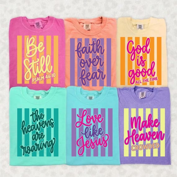 Christian PNG Bundle, Neon Colors Png, Jesus Png, Bible Verse Png, Amen Png, God Is Good Png, Be Still Png, Make Heaven Crowded Png