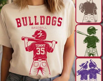 Custom Name and Number Baseball Mama Png, I'll Always Be Your Biggest Fan, Baseball Mom Png, Girly Baseball Png, Baseball Family Png
