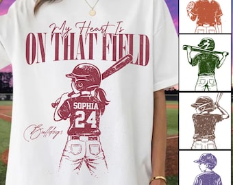 Custom Name and Number Baseball Mama Png, I'll Always Be Your Biggest Fan, Baseball Mom Png, Girly Baseball Png, Baseball Family Png