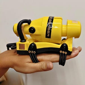 Powerful Double Speed Full Body Massager Corded Electric Handheld yellow