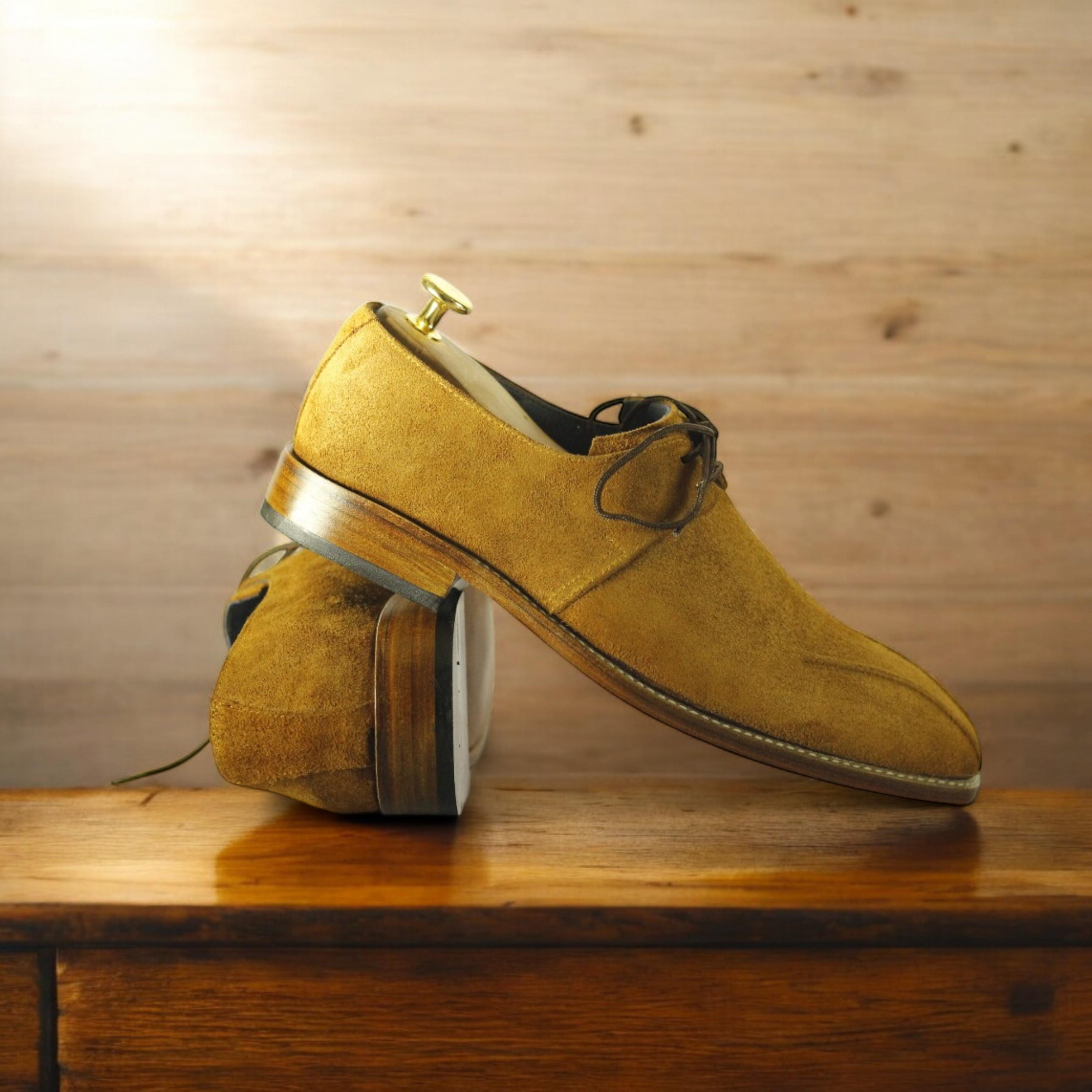mustard yellow dress shoes Mustard Wholecut Oxford Shoe 9.5 UK / 10.5 US